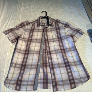 Lacoste men’s plaid shirt